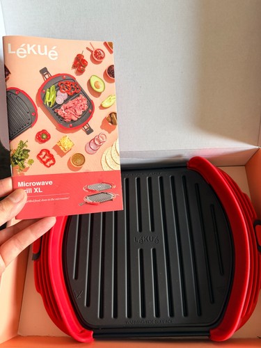 Lekue microwave grill red - lekue,