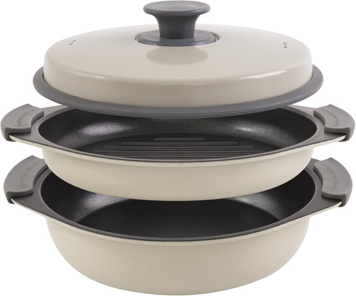 Microwave grill pan set - grill, fry
