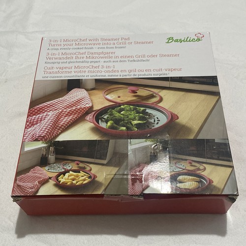 Microwave grill pan - 3-in-1,