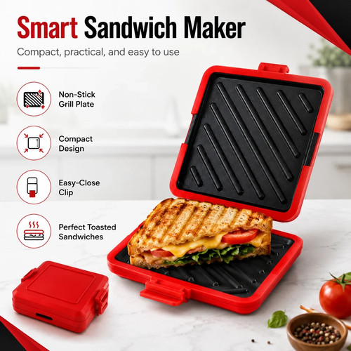 Microwave toastie maker - toastie,