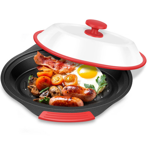 Microwave grill pan sandwich - pan,