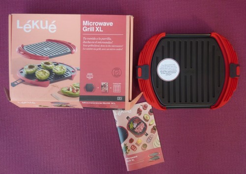Lekue red microwave grill - red,