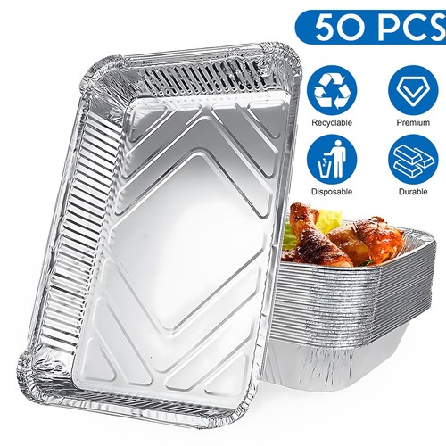 50x disposable foil trays - 50x,
