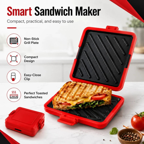 Microwave toastie maker - microwave,